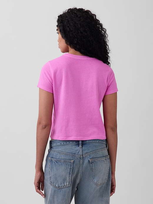 Image number 3 showing, Cotton Jersey Shrunken T-Shirt