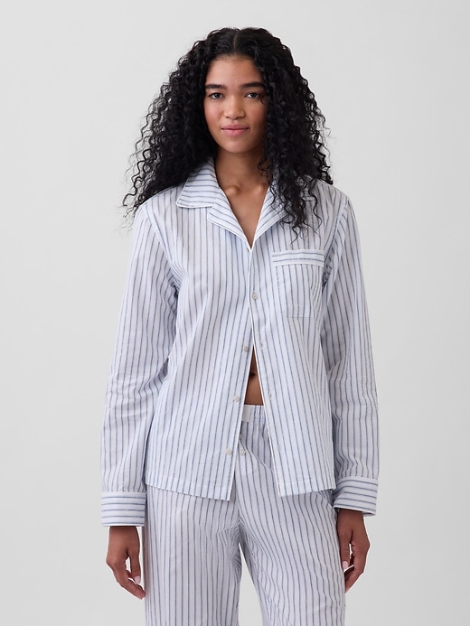 Image number 1 showing, Poplin PJ Shirt