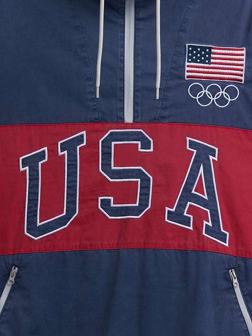 Image number 4 showing, Adult Team USA Oversized Anorak