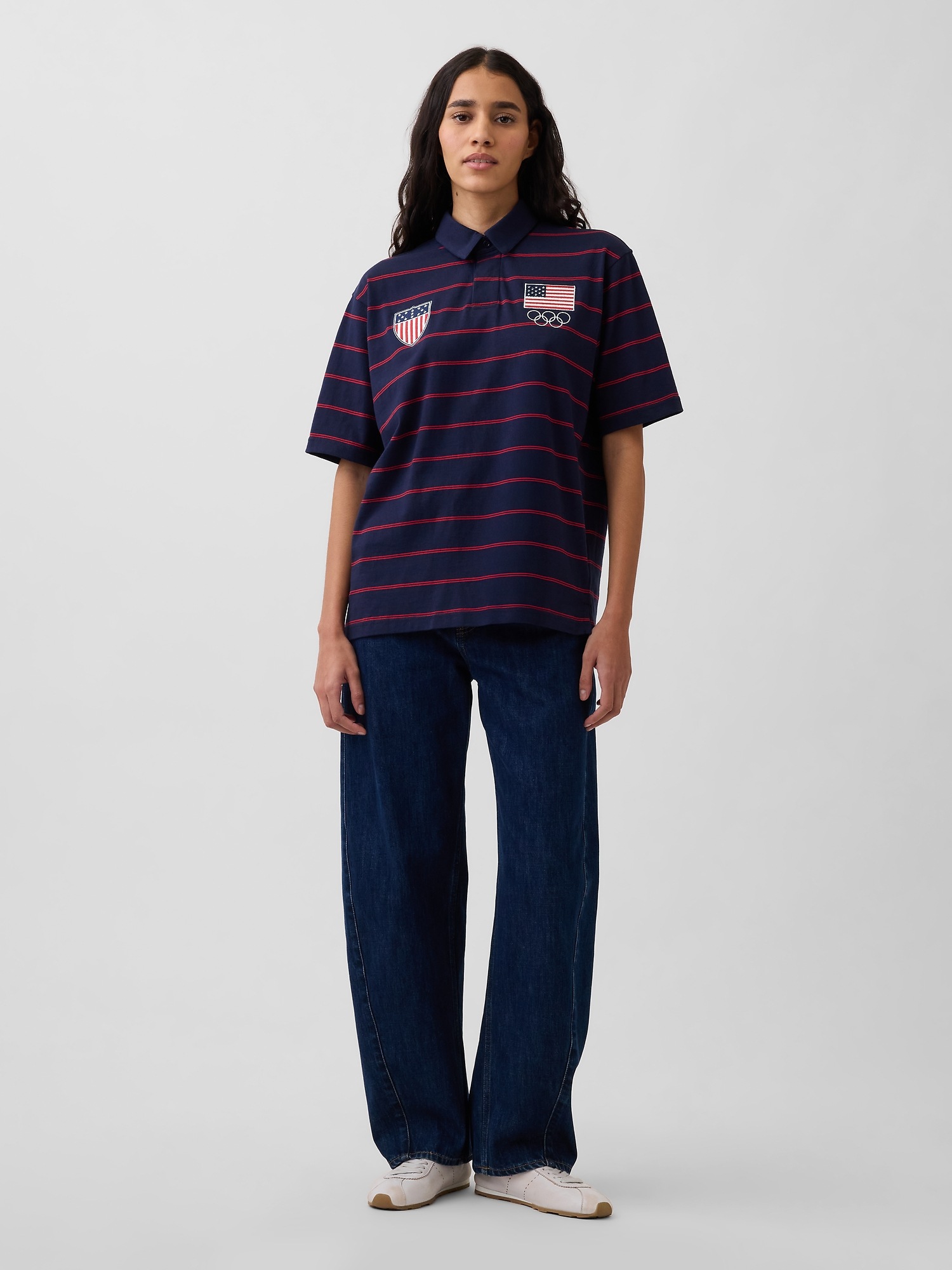 Мужские рубашки Gap Adult Team USA Polo Shirt — фото 5