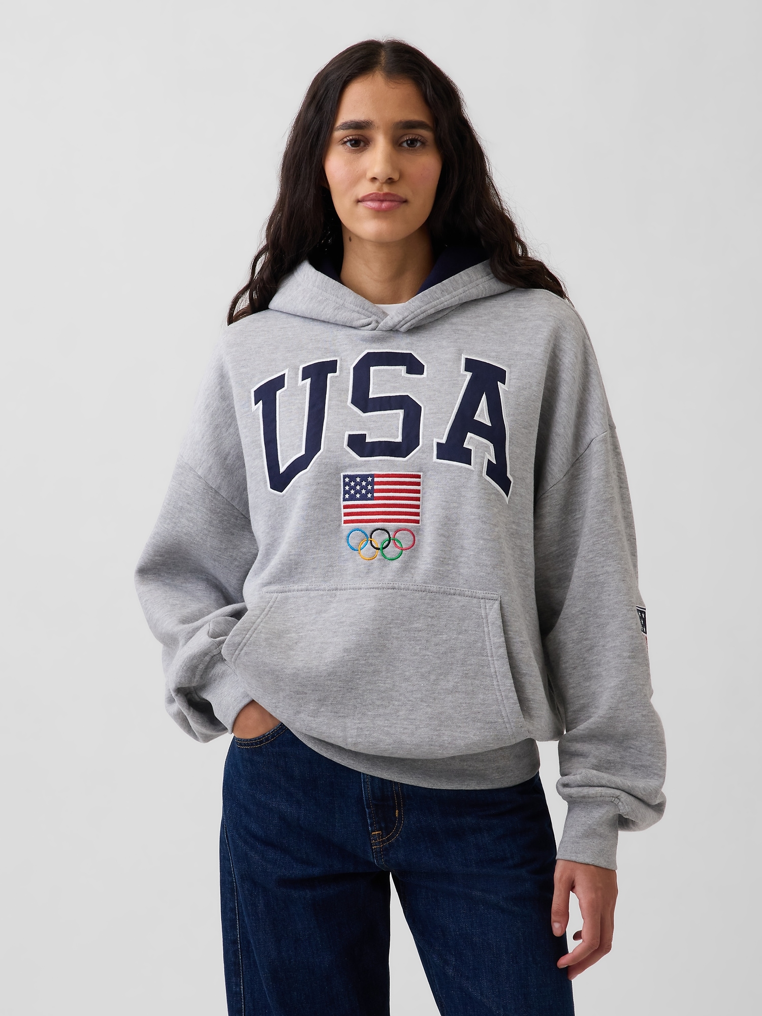 Adult Team USA Heavyweight Oversized Hoodie