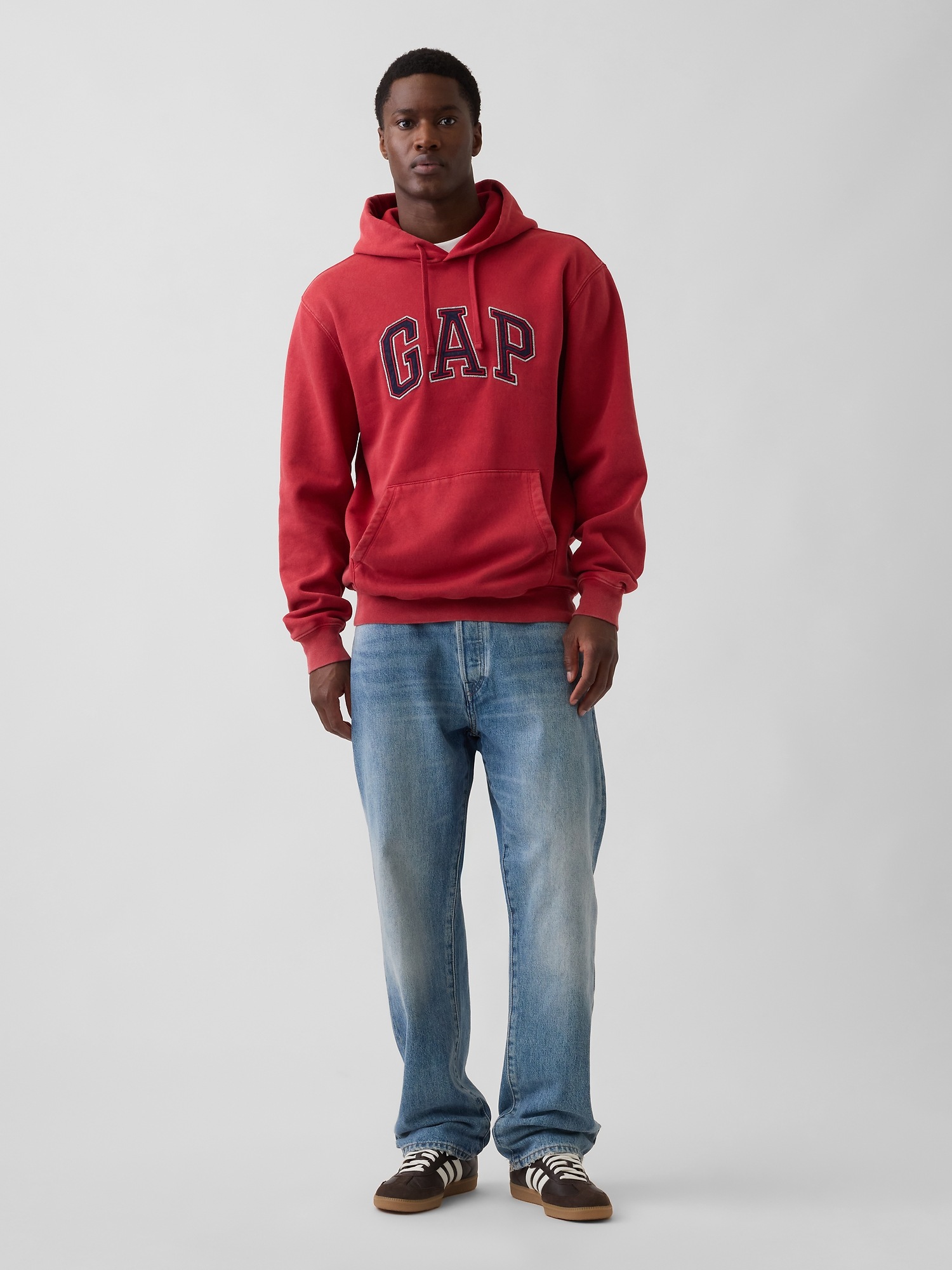 Мужские худи Gap Adult VintageSoft Relaxed Logo — фото 2