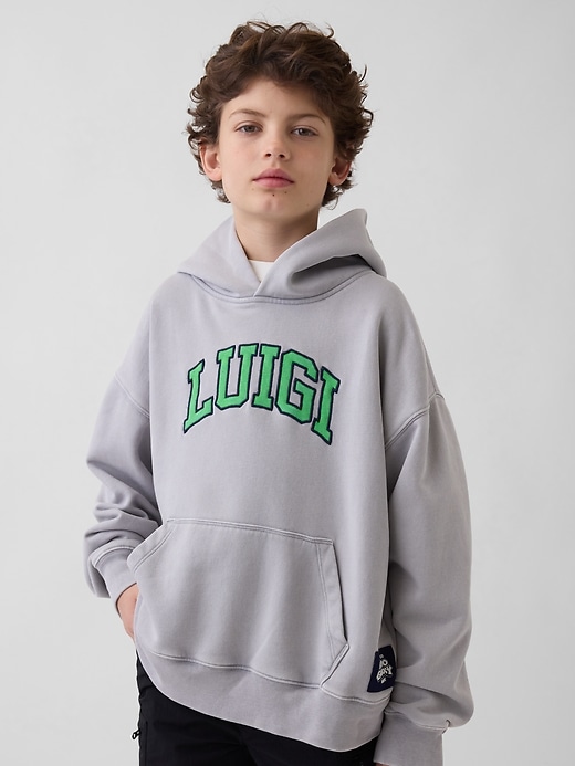 Image number 1 showing, Kids Super Mario VintageSoft Relaxed Hoodie