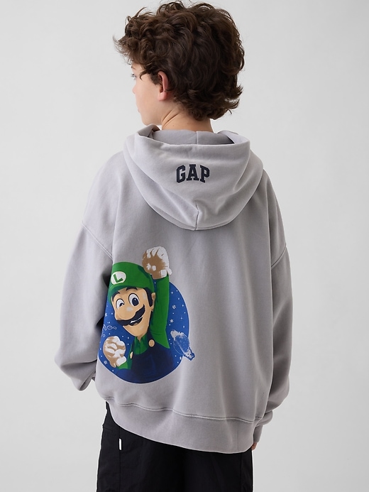 Image number 3 showing, Kids Super Mario VintageSoft Relaxed Hoodie