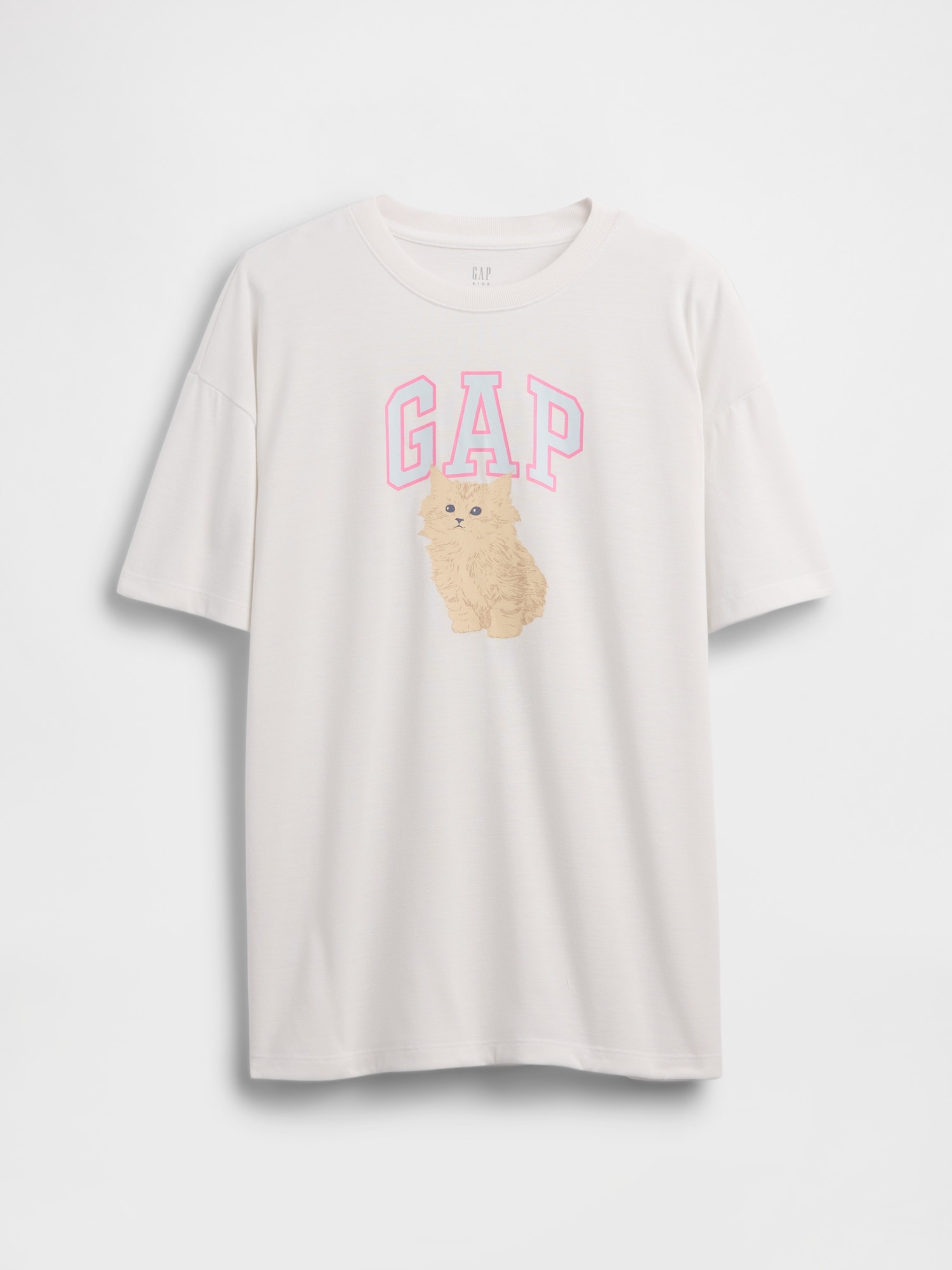 Kids Recycled Oversized Graphic Logo PJ T-Shirt