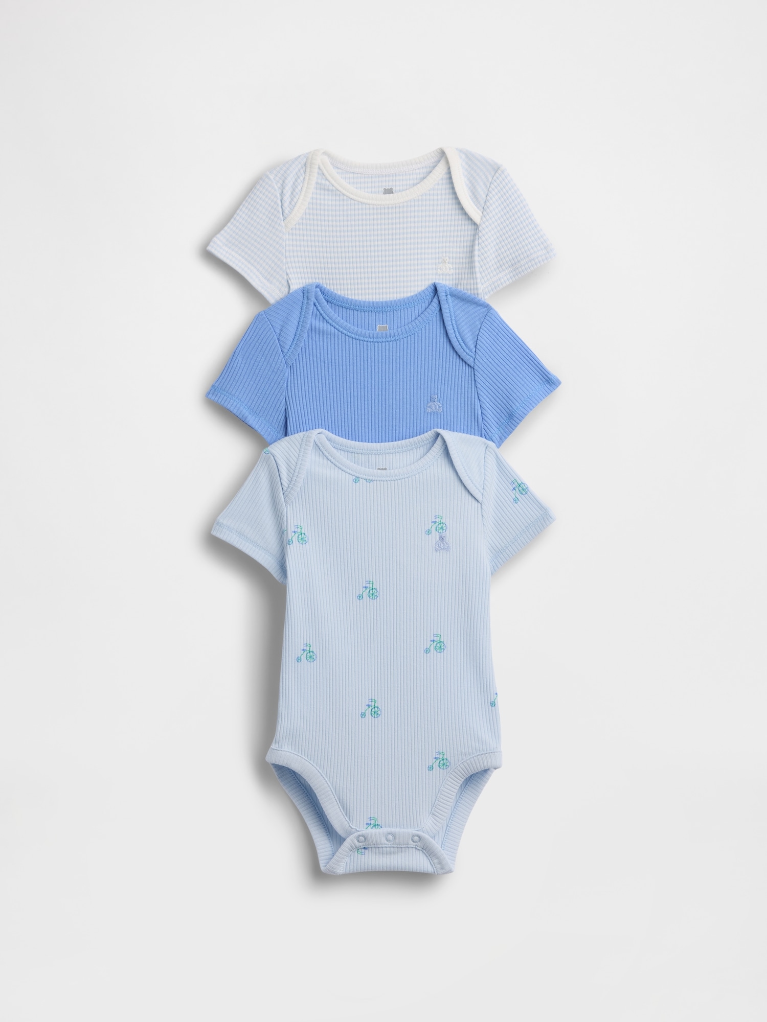 Baby First Favorites TinyRib Bodysuit (3-Pack)
