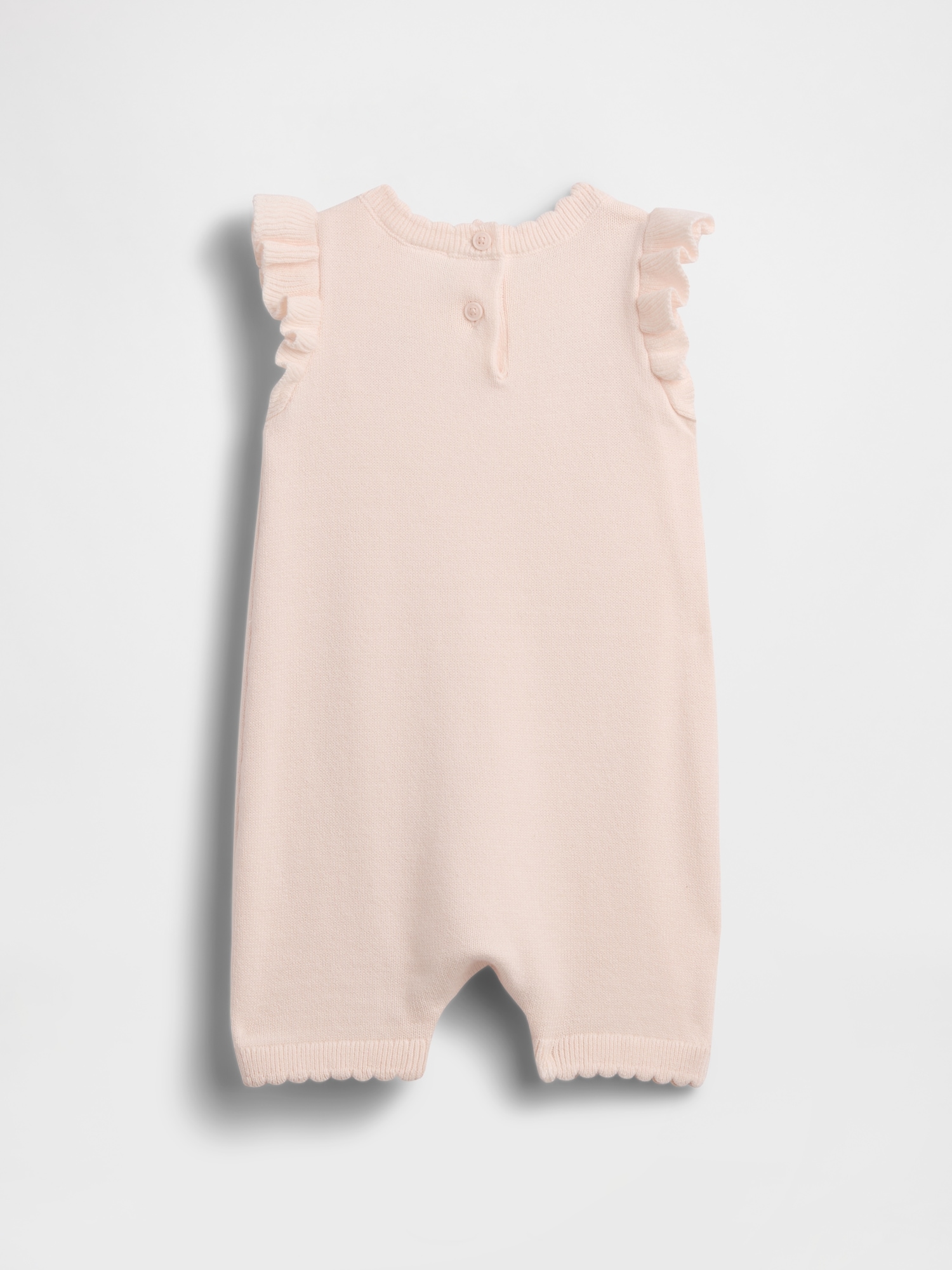 Baby Strawberry Sweater Shorty One-Piece