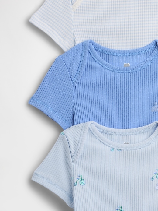 Image number 3 showing, Baby First Favorites TinyRib Bodysuit (3-Pack)