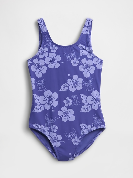 Image number 1 showing, Gap × Disney Kids Cross-Back One-Piece Swimsuit