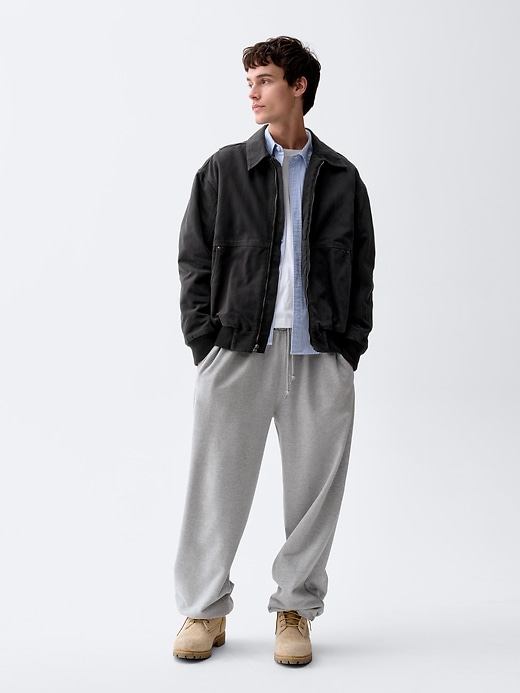 Image number 6 showing, Canvas Bomber Jacket