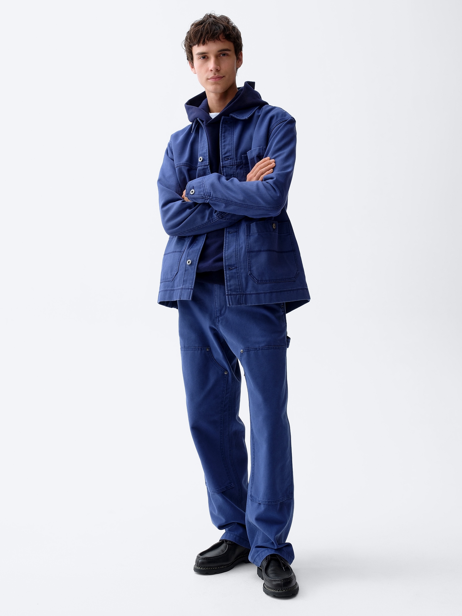90s Loose Canvas Double-Knee Carpenter Pants