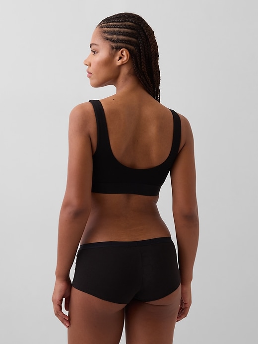 Image number 2 showing, Organic Stretch Cotton Gap Logo Bralette