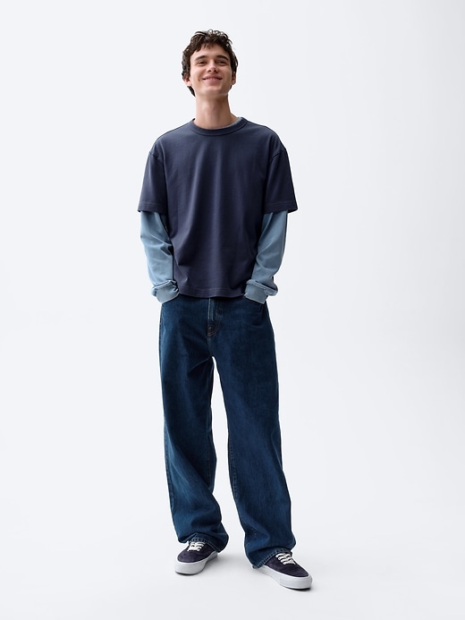 Image number 6 showing, Adult Heavyweight Relaxed T-Shirt