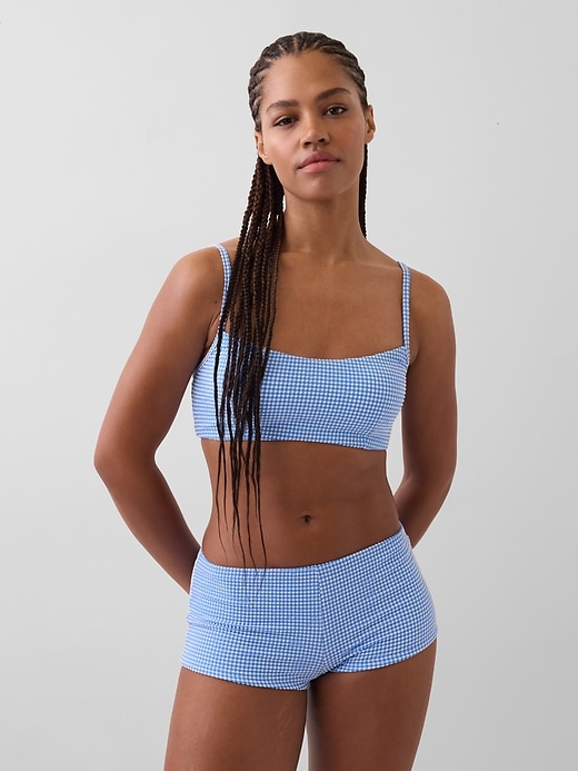 Image number 1 showing, Rib Scoop Neck Bikini Top