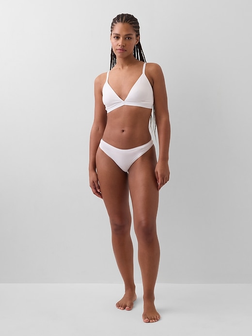 Image number 3 showing, Organic Stretch Cotton Thong