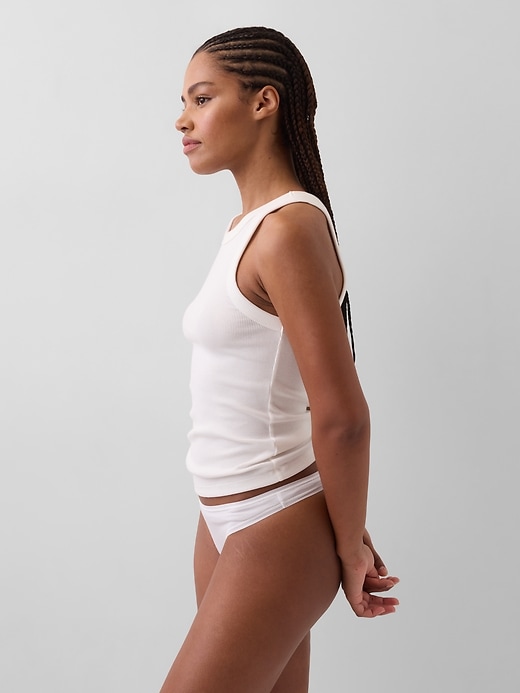 Image number 2 showing, Organic Stretch Cotton Thong
