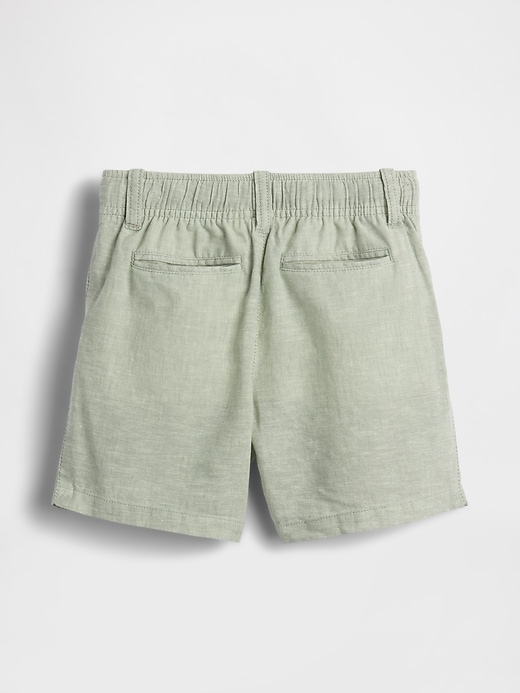 Image number 2 showing, Baby & Toddler Linen-Cotton Shorts
