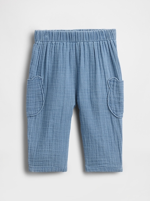 Image number 1 showing, Baby Cotton Gauze Brannan Bear Pants