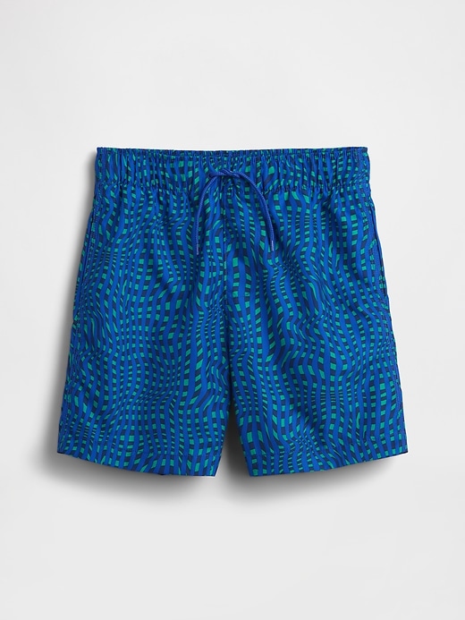 Image number 1 showing, Kids 5" Recycled Swim Trunks