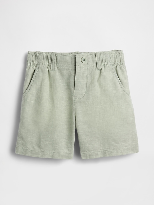 Image number 1 showing, Baby & Toddler Linen-Cotton Shorts
