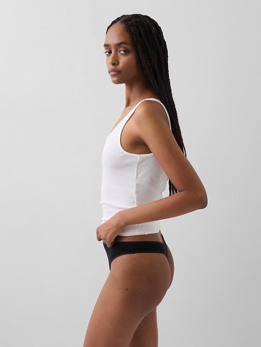 Image number 2 showing, Organic Stretch Cotton Thong
