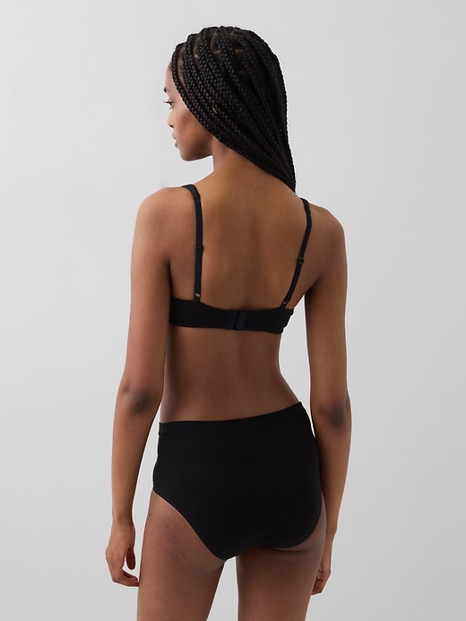 Image number 2 showing, Organic Stretch Cotton Unlined Bra