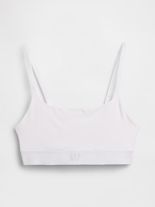 Image number 5 showing, Organic Stretch Cotton Logo Bralette