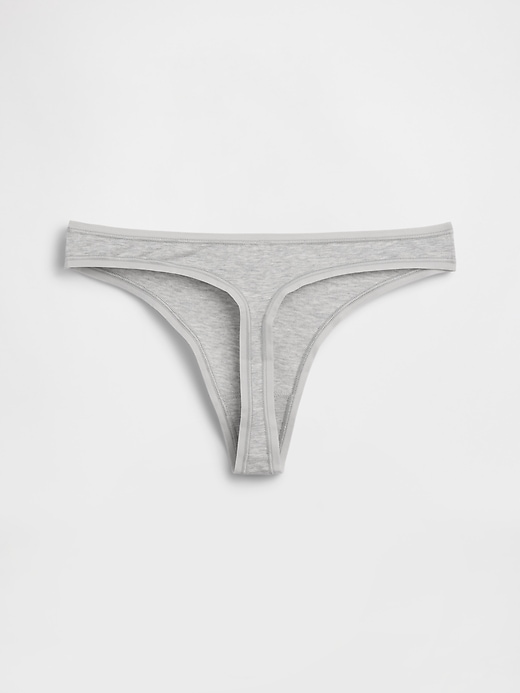 Image number 5 showing, Organic Stretch Cotton Thong