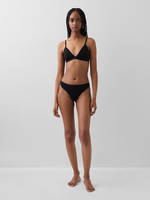 Image number 3 showing, Organic Stretch Cotton Thong