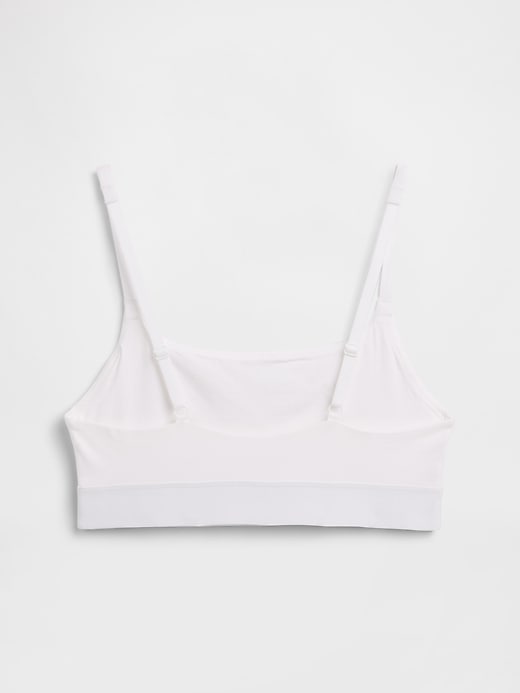 Image number 6 showing, Organic Stretch Cotton Logo Bralette