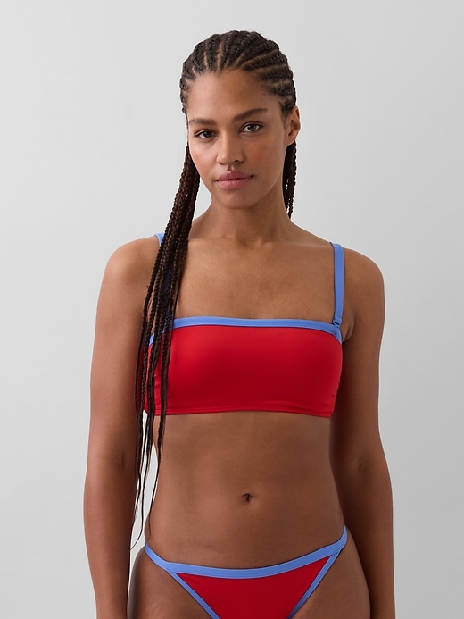 Image number 1 showing, Bandeau Bikini Top