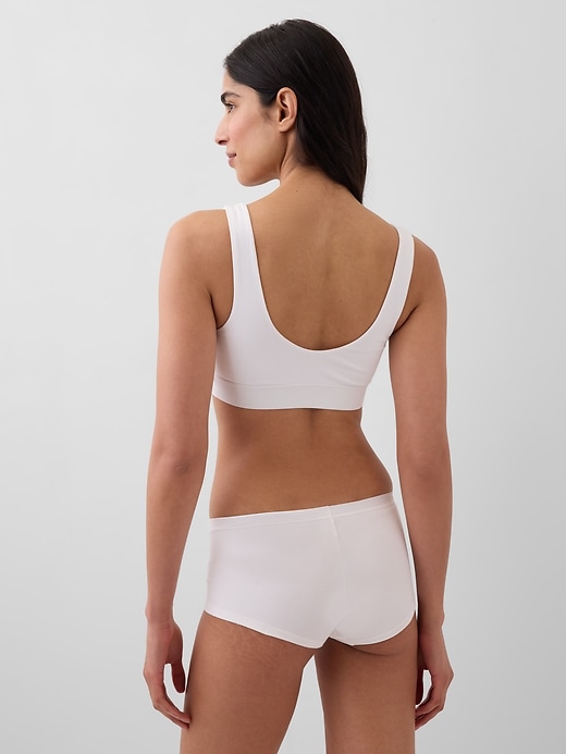 Image number 2 showing, Organic Stretch Cotton Gap Logo Bralette