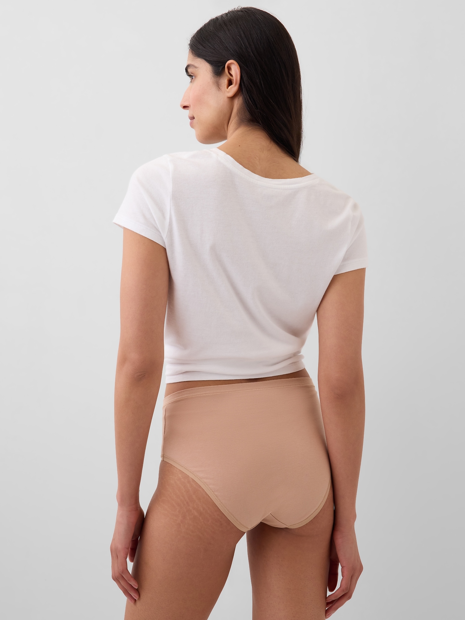 Organic Stretch Cotton High Rise Bikini