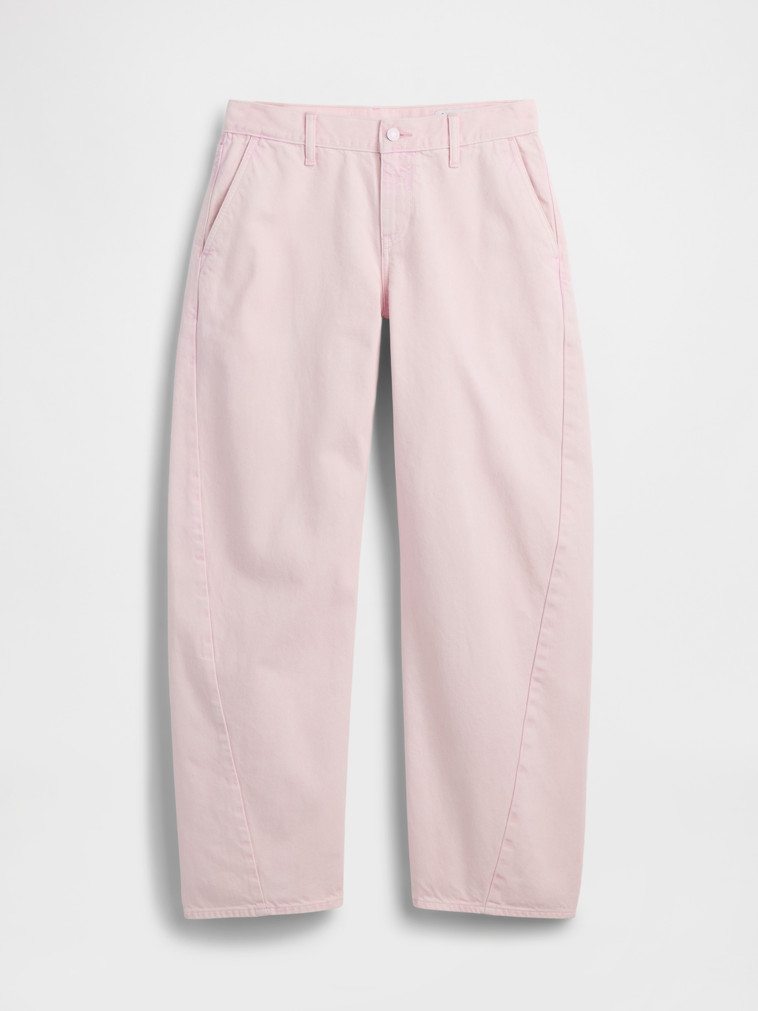 Gap × HFR Low Rise Pink Baggy Barrel Jeans by Nicole Benefield Portfolio