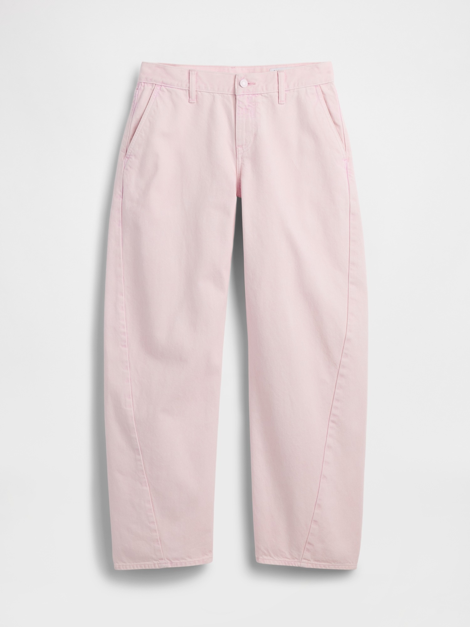 Женские джинсы Gap × HFR Low Rise Pink Baggy Barrel Jeans by Nicole Benefield Portfolio — фото 7