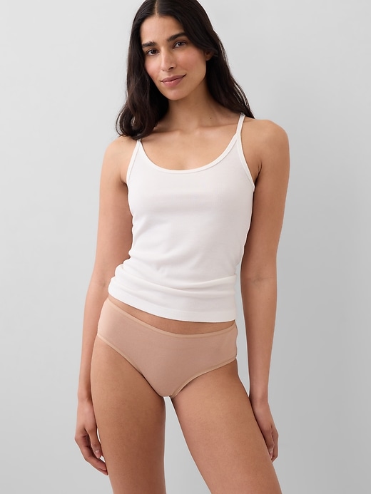 Image number 1 showing, Organic Stretch Cotton Hipster