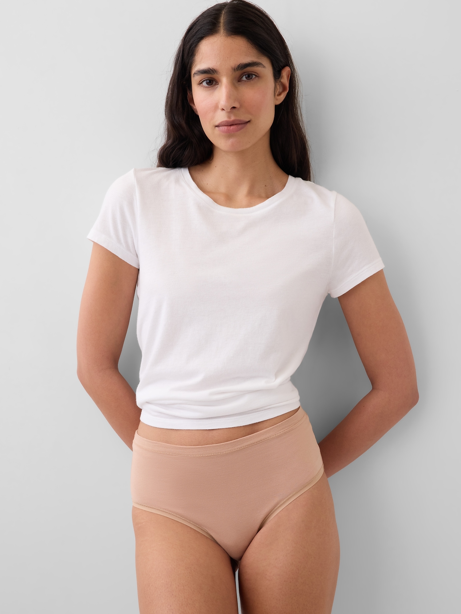 Organic Stretch Cotton High Rise Bikini