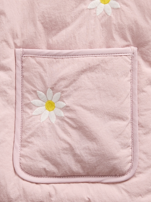 Image number 4 showing, Baby & Toddler Floral Embroidered Quilted Jacket