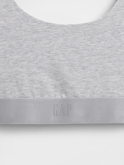 Image number 3 showing, Organic Stretch Cotton Gap Logo Bralette