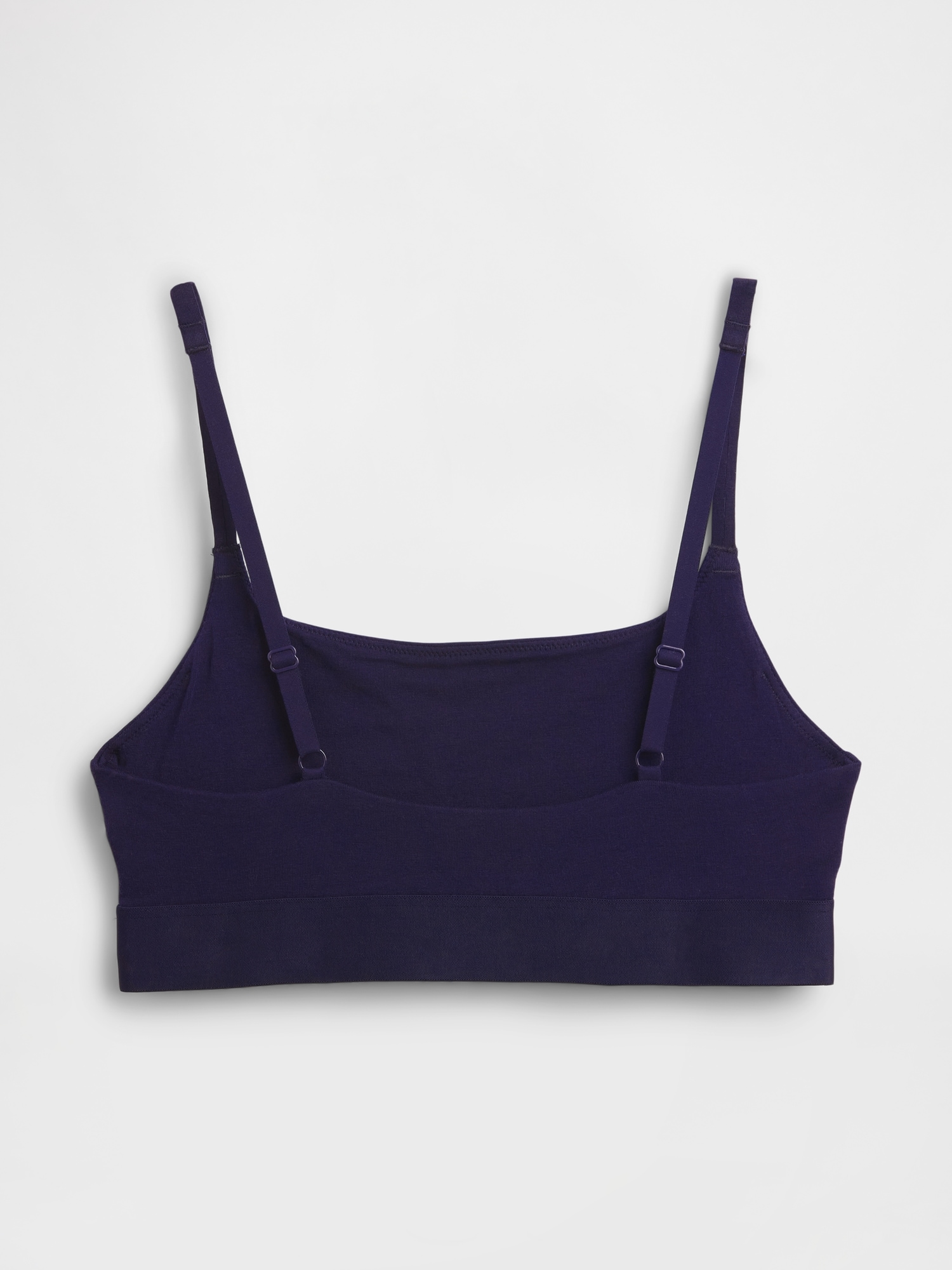Organic Stretch Cotton Logo Bralette