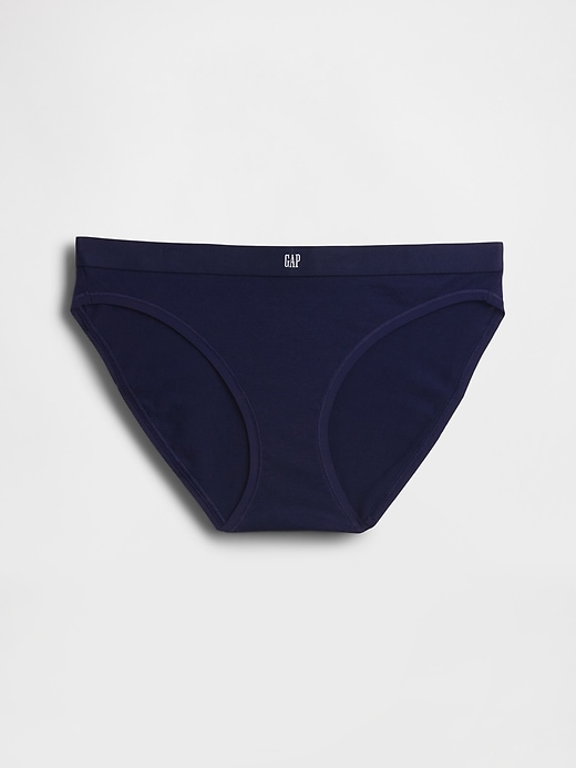 Image number 4 showing, Organic Stretch Cotton Logo Bikini