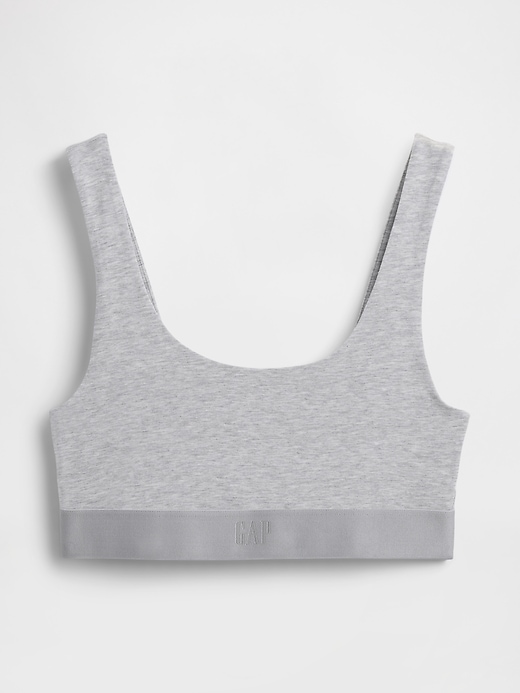 Image number 6 showing, Organic Stretch Cotton Gap Logo Bralette