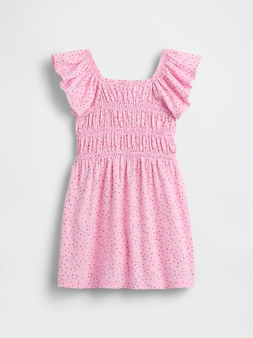 Image number 2 showing, Baby & Toddler Smocked Flutter-Sleeve Dress