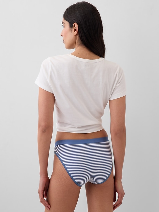 Image number 2 showing, Organic Stretch Cotton Logo Bikini