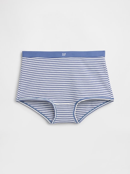 Image number 3 showing, Organic Stretch Cotton High Rise Shorty