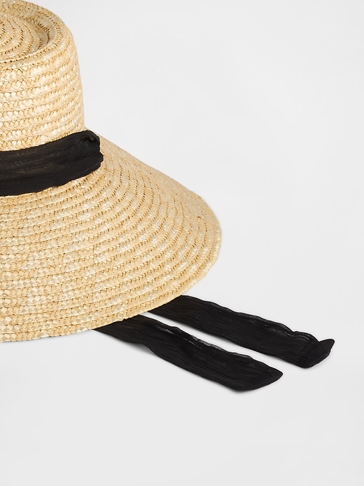 Image number 2 showing, Wide Brim Straw Hat