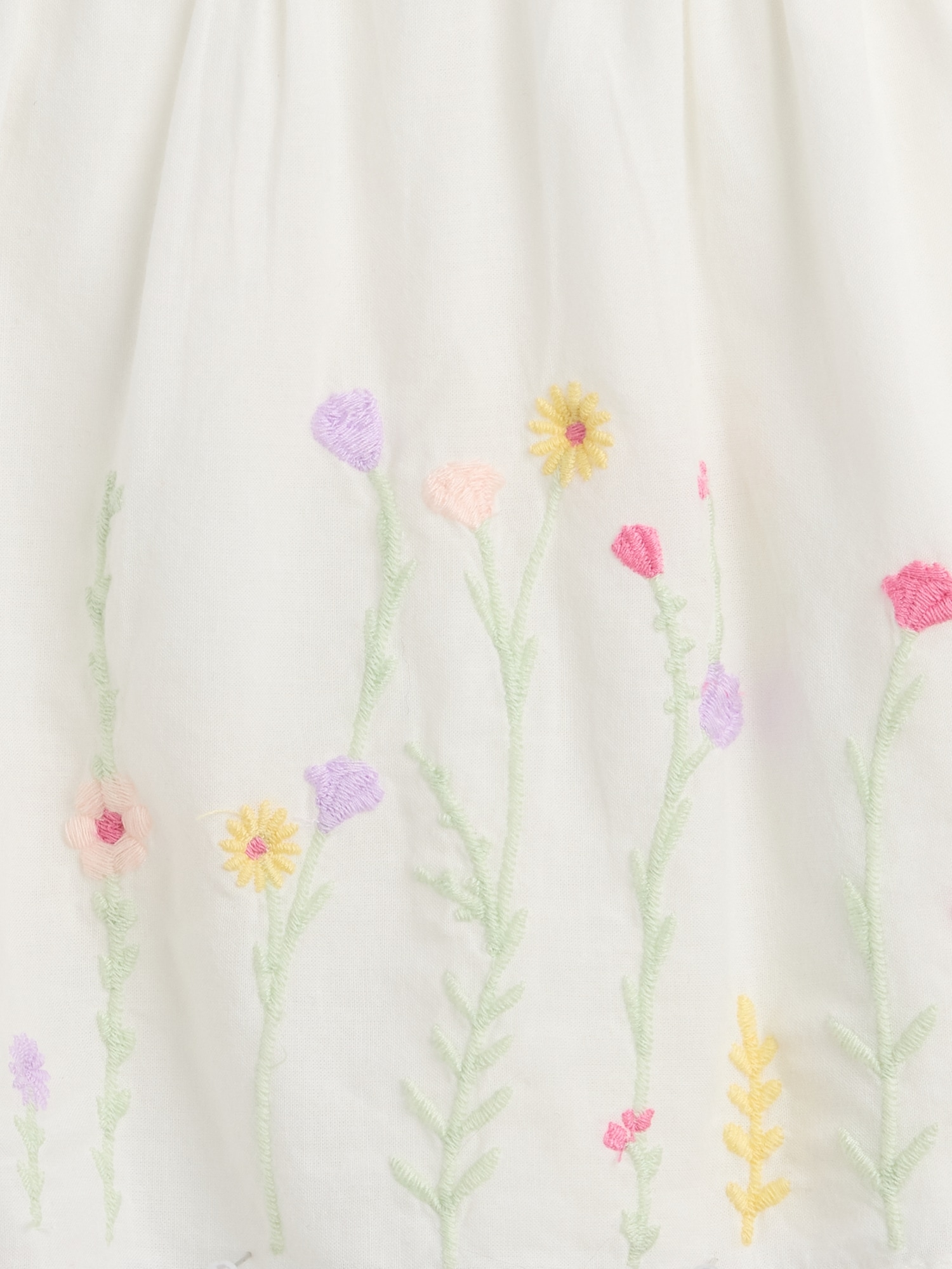 Baby Embroidered Floral Outfit Set