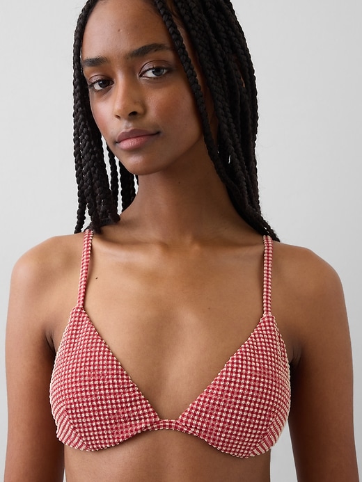 Image number 3 showing, Triangle String Bikini Top