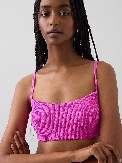 Image number 3 showing, Rib Scoop Neck Bikini Top