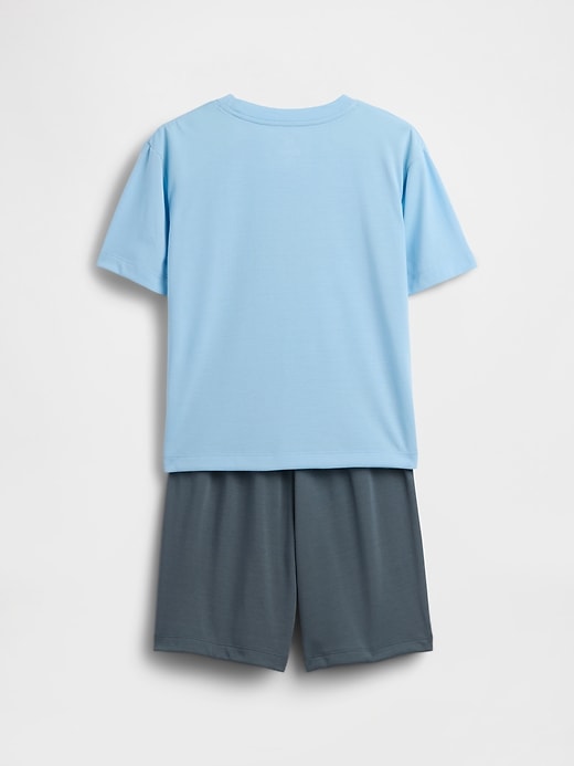 Image number 2 showing, Kids Recycled PJ Short Set